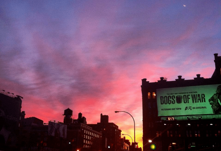 New York Skies- My love affair&nbsp;revealed.